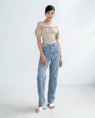 Quần jeans suông 100% cotton - JM13