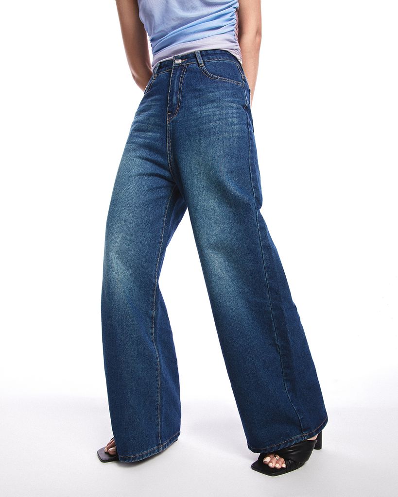 Quần Jeans Ống Rộng - KAU16