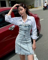 Đầm Denim Cúp Ngực - KS15