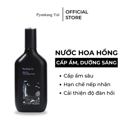 Nước hoa hồng Black Tea Deep Infusion Toner Pyunkang Yul 130ml