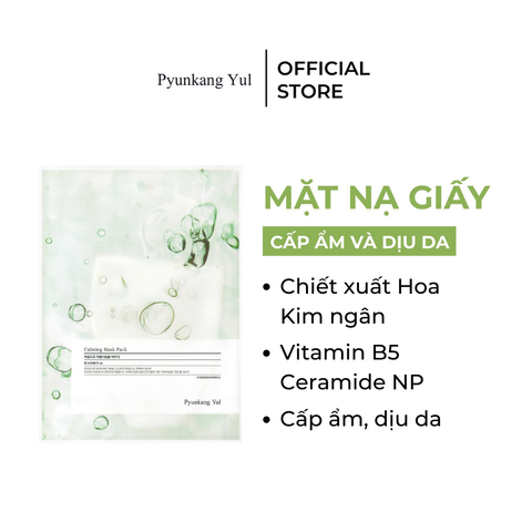 Mặt nạ giấy Calming Mask Pack Pyunkang Yul 25ml