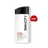  Kem chống nắng cho nam 3 trong 1 bảo vệ vượt trội SPF 50 PA++++ Men Stay Simplicity Invisible Sunscreen 80ml 