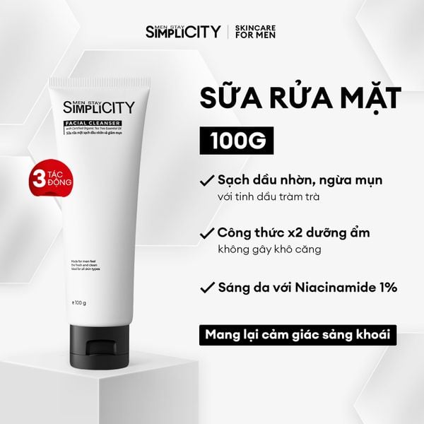 Những thành trong sữa rửa mặt cho nam da dầu nên tránh