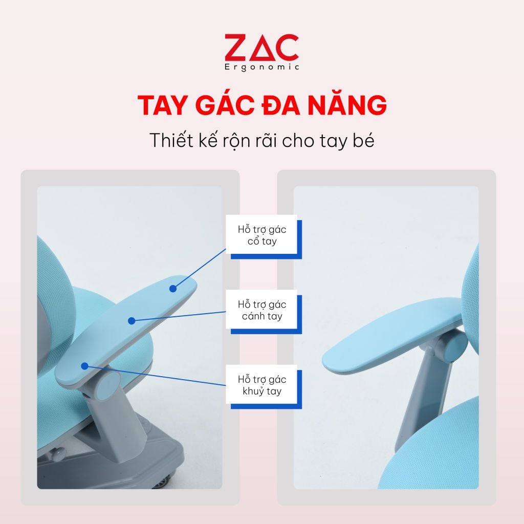 Ghế ZAC Kids Y001 Blue