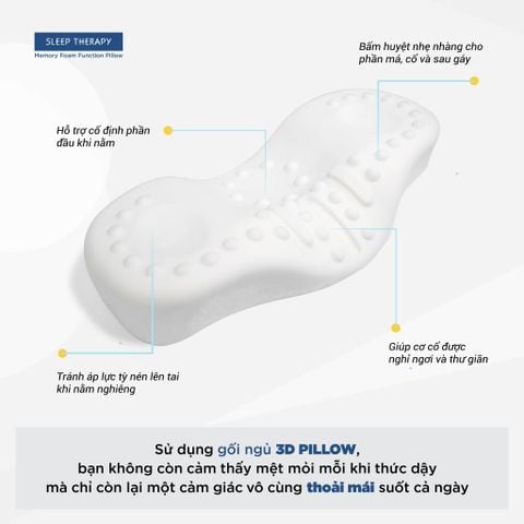 Gối công thái học giảm đau vai gáy cho bé