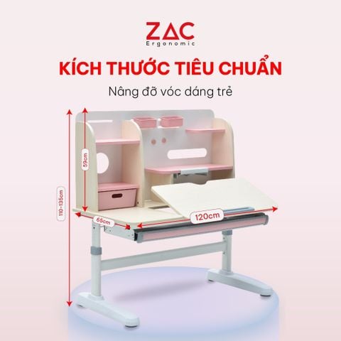  Bàn ZAC Kids GJHH120T Pink 