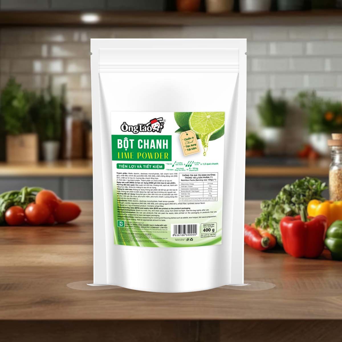  Bột chanh 400gr 