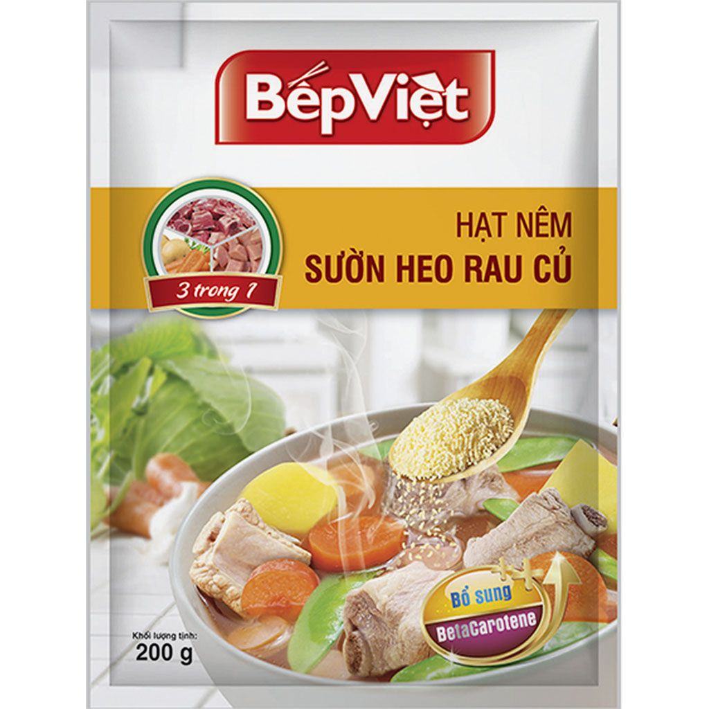 Hạt nêm sườn heo rau củ 200gr