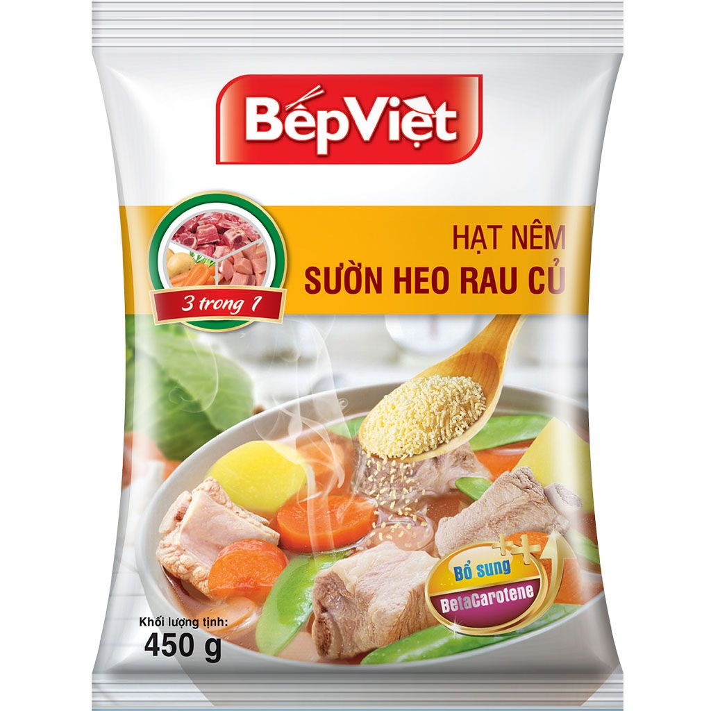 Hạt nêm sườn heo rau củ 450gr