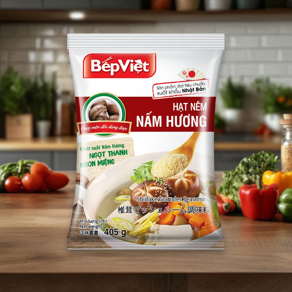  Hạt nêm nấm hương 405gr (xuất Nhật) 