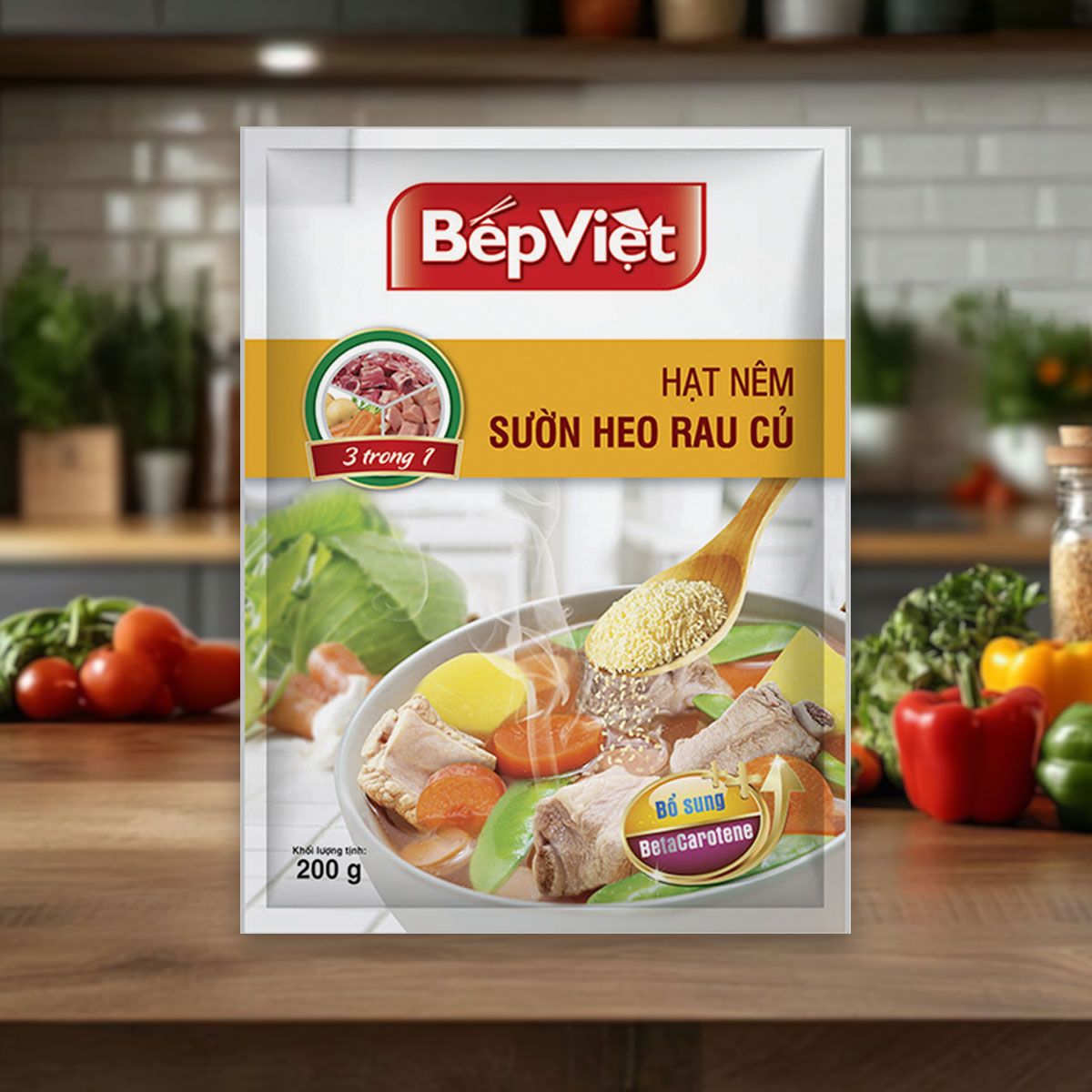  Hạt nêm sườn heo rau củ 200gr 