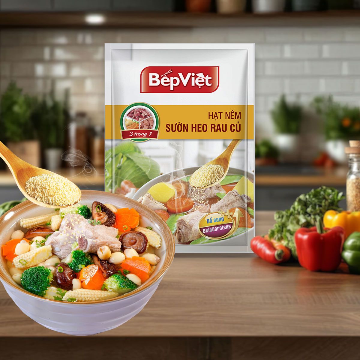  Hạt nêm sườn heo rau củ 2kg 