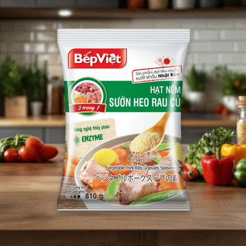  Hạt nêm sườn heo rau củ 810gr (xuất Nhật) 