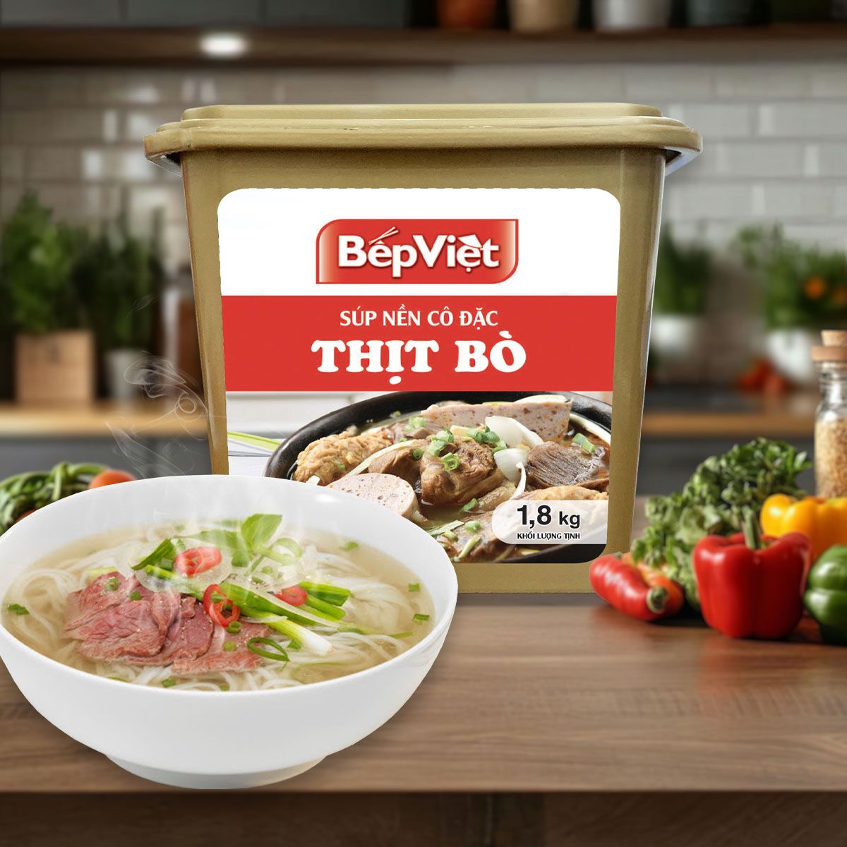  Súp nền thịt bò 1,8kg 
