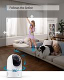  Camera xoay 360 độ Anker Eufy Indoor Cam 2K Pan & Tilt T8410 