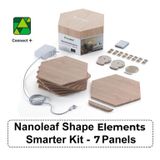  Nanoleaf Elements Birchwood Starter Kit 7PK lục giác vân gỗ 