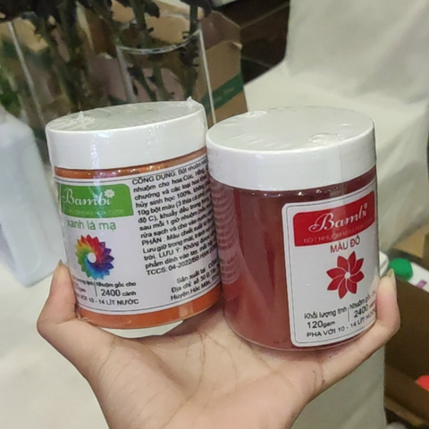 Bột nhuộm màu hoa hữu cơ