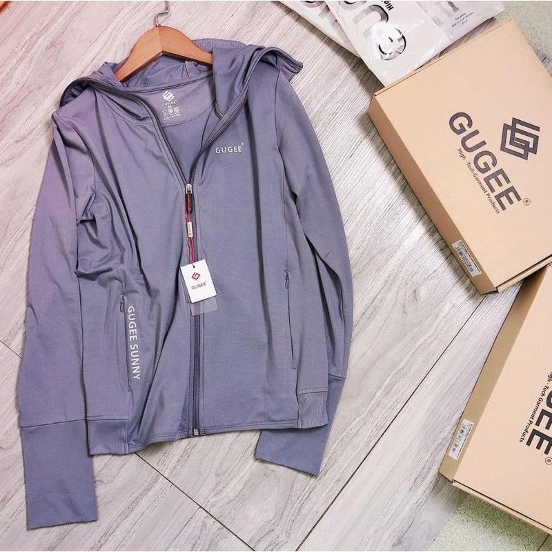 Áo chống nắng GUGEE 1 lớp - Xanh biển - XXL