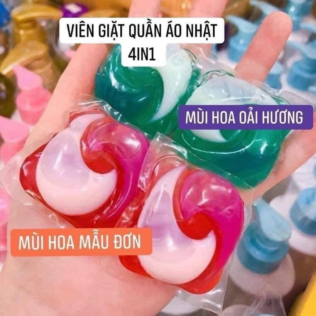 Viên giặt 4in1 nhật 65 viên