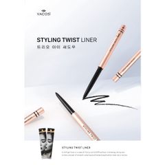 Chì vặn kẻ mắt dạng Gel đen VM02 Vacosi