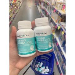 Viên uống BỔ NÃO GINKGO BILOBA 2000 HEALTHY CARE