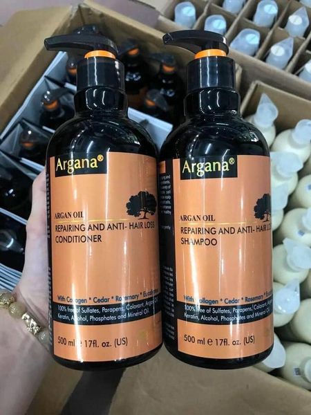 Dầu xả phục hồi & ngăn rụng tóc Argana 500ml