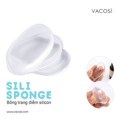 Bông phấn Silicon vacosi ( Bịch 1 cái )