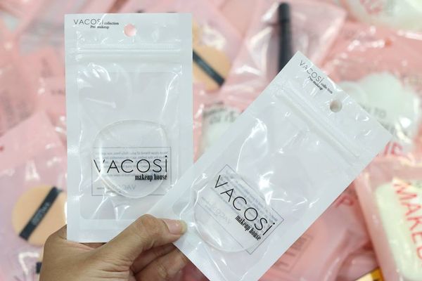 Bông phấn Silicon vacosi ( Bịch 1 cái )