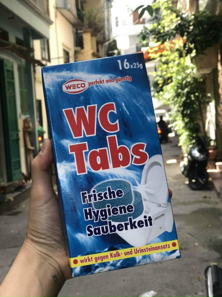 Viên tẩy ống WC Weco Đức