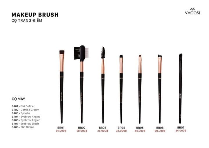 Cọ đầu bằng định hình chân mày BR01
