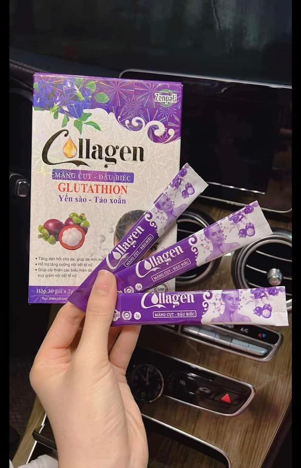 Collagen măng cụt, hoa đậu biếc Zenpali