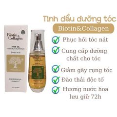 Tinh dầu dưỡng tóc siêu mượt BIOTIN&COLLAGEN