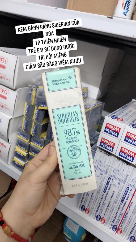 Kem đánh răng Nga Siberian Wellness