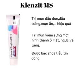 Trị mụn Klenzit MS