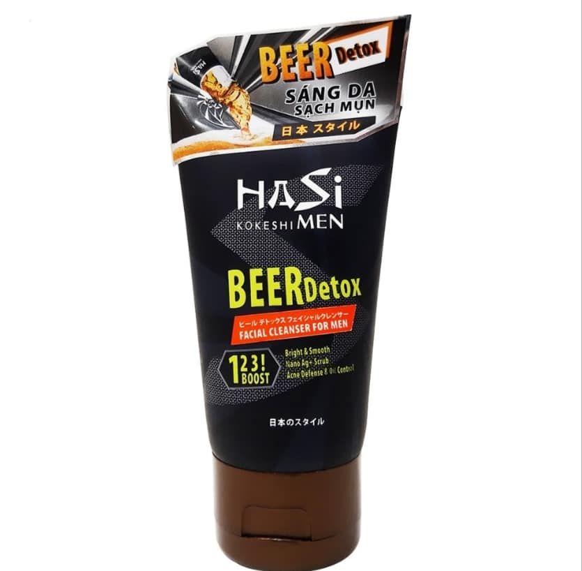Sữa rửa mặt nam HASI BEER DETOX