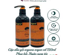 CẶP DẦU GỘI, XẢ PHỤC HỒI VÀ NGĂN RỤNG TÓC  Argana