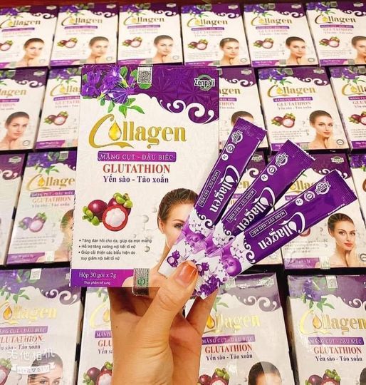 Collagen măng cụt, hoa đậu biếc Zenpali