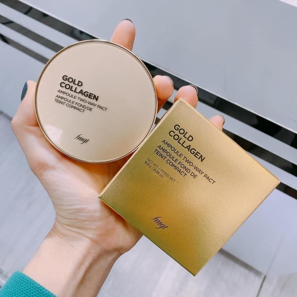 Phấn phủ Gold Collagen THE FACE SHOP