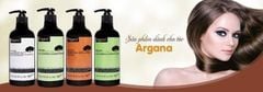 Dầu gội dầu xả Argana CẤP ẨM SIÊU MƯỢT  ( mau xanh)