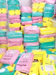 Bông tẩy trang Gấu Vịt thỏ 200 miếng