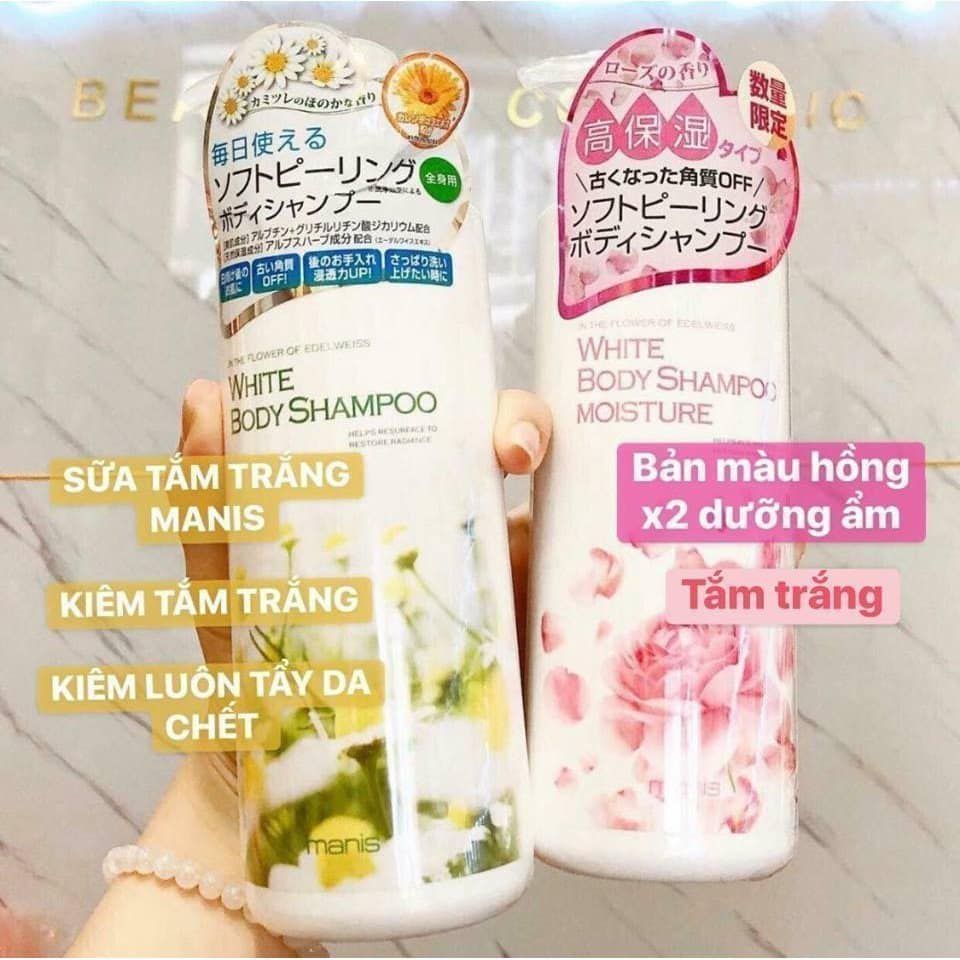 Sữa tắm trắng da Manis