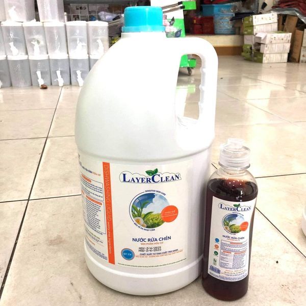 Nước rửa chén Layer Clean 800ml