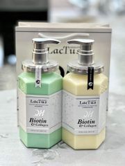 Dầu gội xả biotin & collagen LACTUS 650ml