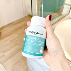 Viên uống BỔ NÃO GINKGO BILOBA 2000 HEALTHY CARE