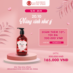 Sữa tắm hoa hồng ORGANIQUE 500ML