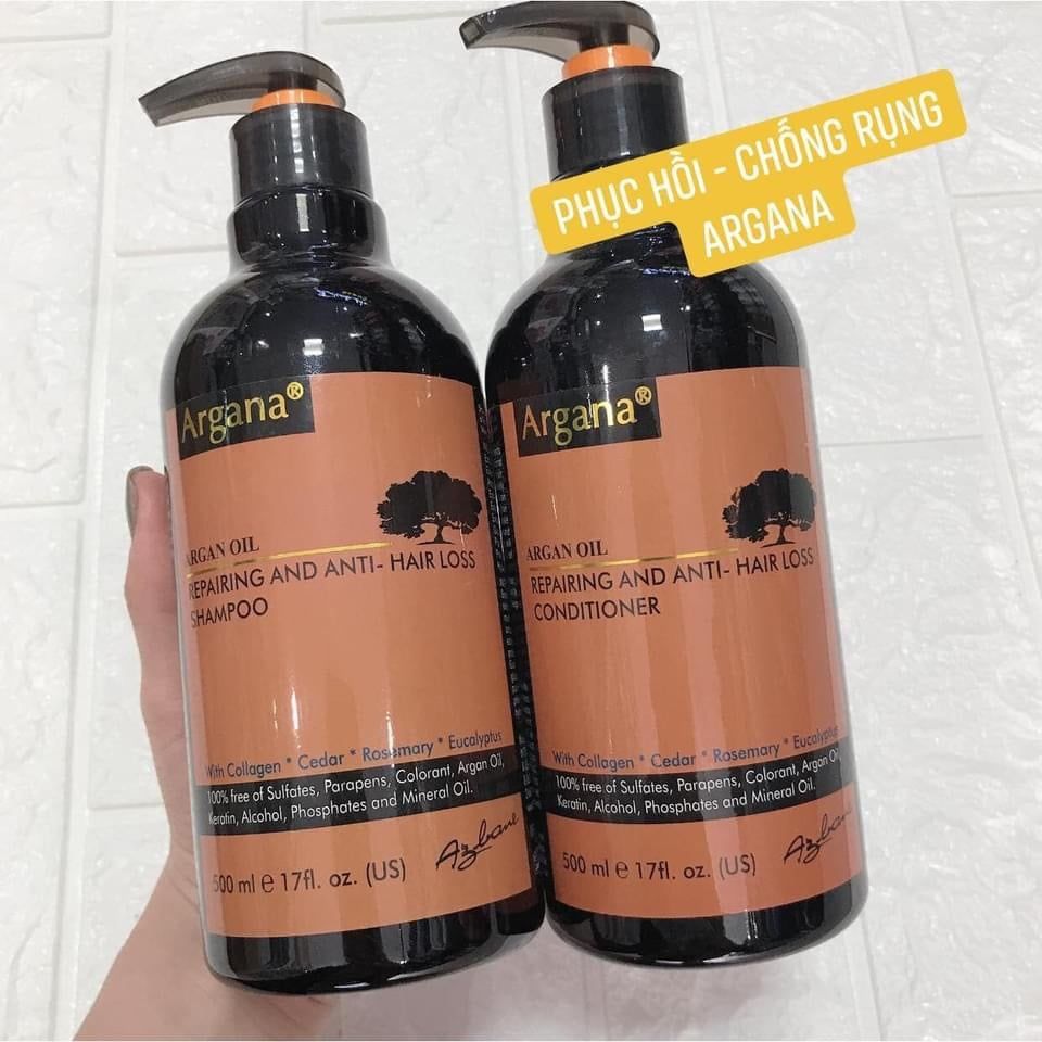 Dầu gội phục hồi và ngăn rụng tóc Argana