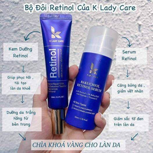 KEM DƯỠNG RETINOL K LADYCARE 30ML (hộp/tuýp - 30ML)