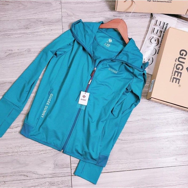 Áo chống nắng GUGEE 1 lớp - Xanh biển - XXL