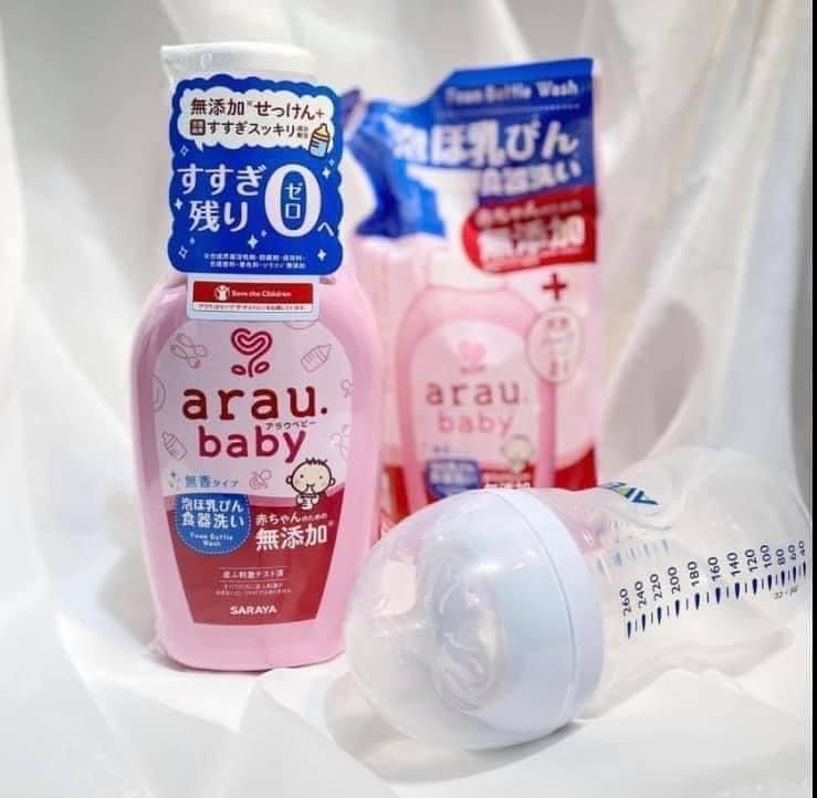 Nước rửa bình Baby arau