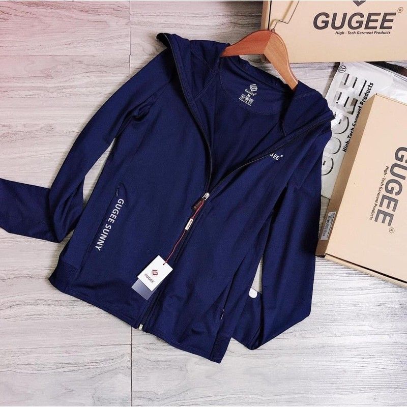 Áo chống nắng GUGEE 1 lớp - Xanh biển - XXL